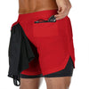 Camo Running Shorts Men Gym Sports Shorts 2 In 1 Quick Dry Workout Training Gym Fitness Jogging Short Pants Summer Men Shorts
